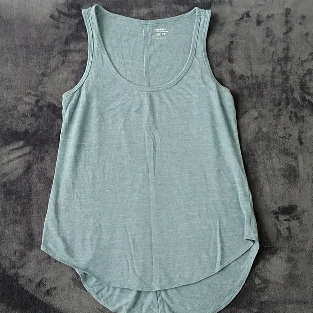 Blue tank top